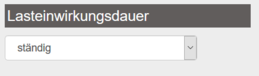 2. Eingabe der Lasteinwirkung